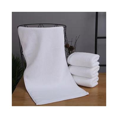 China Promotional Wholesale Price Elasticity Water Voucher Hotel White High Quality Absorption Towel for sale