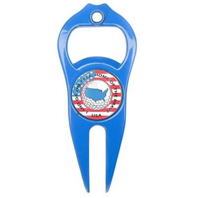 China Golf Digging Tool Kit With Magnetic Ball Marker HAZMGOLDIOT008 for sale