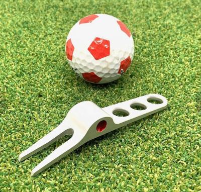 China Aluminum Alloy Golf Digging Green Repair Tool HAZMGOLDIOT009 for sale