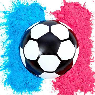 China Baby Boy Girl Gender Reveal Blue And Pink Powder Party Soccer Ball Football Kit HAZMI00987678 for sale