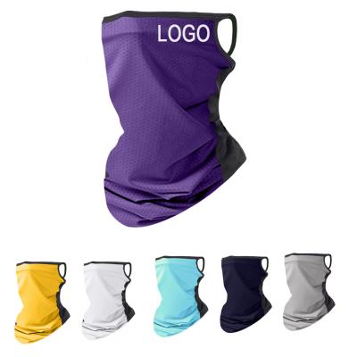 China Outdoor Activities Custom Sports Tube Bandana Face Cover Scarf Polyester Neck Cuff Recycler For Sunscreen Men Women for sale