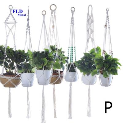 China Europe Fuleide dropshipping handmade custom home wall hanging macrame plant decorative hanger for sale