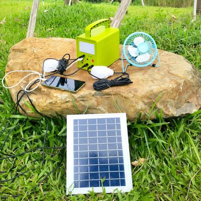 China Mini Portable Solar Energy Systems Home Ignition Solar Power System Home Solar Generator with Solar Panel for sale