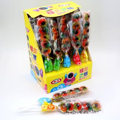 China Normal OEM sweets candy factory Gummy candy gummy eye stick for sale