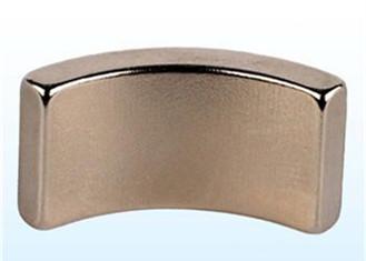 China Powerful Arc Electric Motor Magnet Sintered Ndfeb Magnets With Ni / Zn Coated for sale