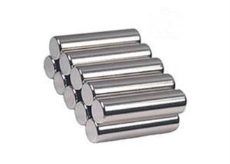 China Cylinder Neodymium Bar Strong Permanent Magnets Axially Magnetized Magnets N40 for sale