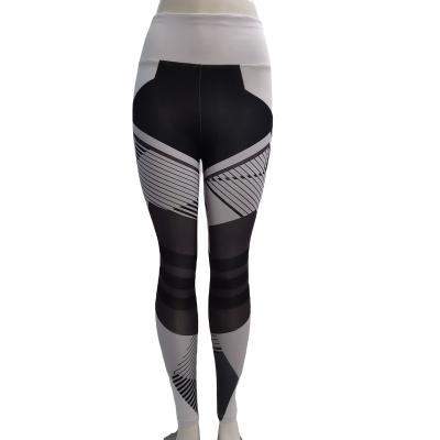 China 2021 New Arrival Fashion Sports Style Breathable Women Wholesale Digital Printing Eco-Friendly Activewear Panty High Waist Elasticity Legging for sale