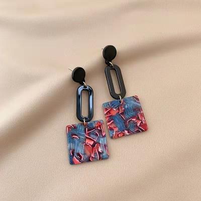 China CLASSIC fashionable acrylic dangle earrings the new minimalist design for 2022 earrings for women for sale