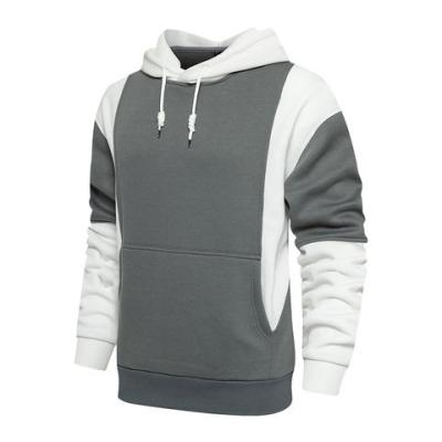 China Anti-Wrinkle Wholesale Men's Hip Hop Streetwear Heavy Colorblock Patchwork Hoodie for sale