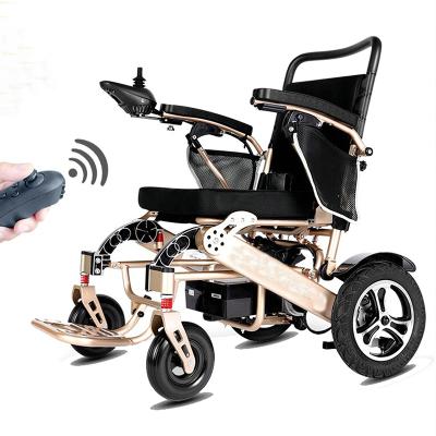 China Aluminum Lightweight Foldable Power Electric Wheelchair For Sale Amazon Update Aluminum Alloy Electric Wheelchair Cheap Price Hot Selling Light Weight Electric Wheelchair for sale