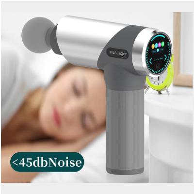 China Wholesale advanced intelligent deep tissue body massage gun lithium battery lithium battery electric fitness equipment mini for sale