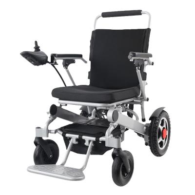 China Aluminum alloy the beloved lightweight wear-resistant foldable electric wheelchair wheelchair for people with inconvenient legs for sale