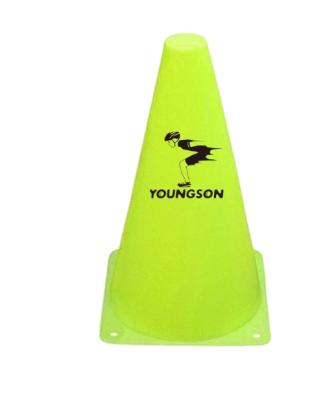 China Green Football Traning Cones And Fluorescent Football Softs For Sports Training for sale