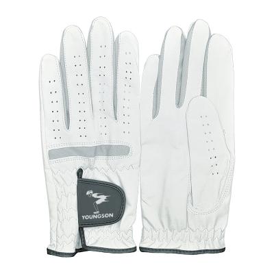 China Best Mens Full Sheep Leather All Weather Golf Gloves For Hands for sale