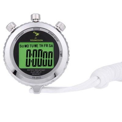 China EL Light Up MOQ High Quality Professional Stopwatch Chronograph Waterproof Backlight Stopwatch for sale