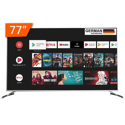 China 77 Inch Network TV Home Smart Living Room TV Dining Room TV Chinese Manufacturer for sale