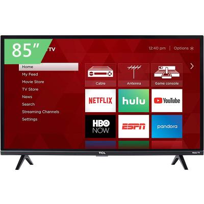 China Dining Room TV 85 Inch Big-Screen TV ROKU System LCD Network TV for sale