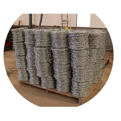 China Steel Wire Good Price 50KGS Per Roll Fences Barbed Wire Galvanized for sale