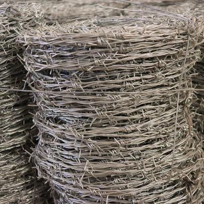 China 2.0mmx160m Steel Wire China Factory Price Hot Dipped Galvanized Barb Wire for sale