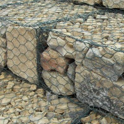 China High Quality Stone Wall 2x1x1 Gabion Cage Hot Dipped Galvanized Plain Weave Gabion Basket Box For Garden for sale