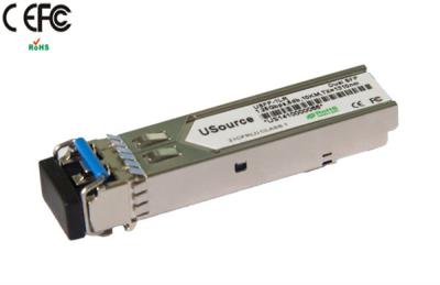 China transceptor óptico do transceptor 10km 1000BASE-LX SFP da taxa de dados 1.25G 1310nm SFP à venda