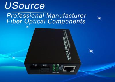 China 1550nm Ethernet Fiber Media Converter Single Mode Simplex SC connector 40km for sale