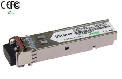 China 1510nm Wavelength SFP Fiber Optic Transceiver 20km / Mini GBIC Transceiver Module for sale