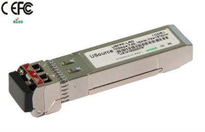 China 10G CDR SFP+ Optical Transceiver 1310nm 10km 10GBASE-LR OC-192 SR-1 for sale