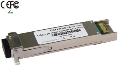 China 10 optischer Transceiver 100GHz GBASE DWDM XFP mit Duplex-LC-Behälter zu verkaufen