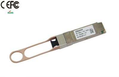 China Transmisor-receptor de la fibra de Ethernet de los transmisores-receptores MPO del suplemento de la tela del gigabit QSFP-40G-CSR4 en venta