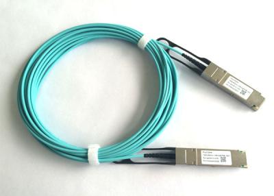 China 850nm Wavelength 1m QSFP+ AOC Cable 40G OM3 OM4 QSFP-H40G-AOC1M for sale