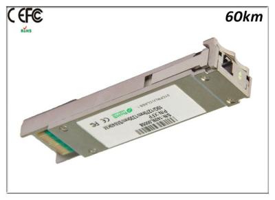 China Single Mode BIDI XFP Fiber Transceiver 60M Distance With Single Fiber Simplex LC for sale