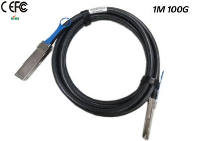 China Cable de cobre pasivo cobre de la longitud QSFP28 100G QSFP100 Twinax de 1 metro en venta