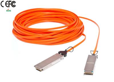 China 40G AOC Cable 15 Meter QSFP-H40G-AOC15M 850nm Active Optical Cable for sale