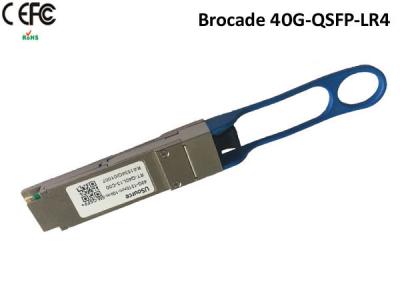 중국 1310nm 이더네트 섬유 QSFP+ 광학적인 송수신기 10km 거리 qsfp-40g-lr4 판매용