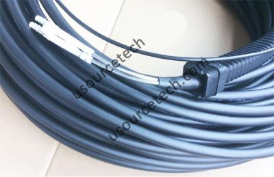 China Fuera 50/125um de la prenda impermeable de goma de la glándula del modo CPRI de cable del espiral multi del final en venta