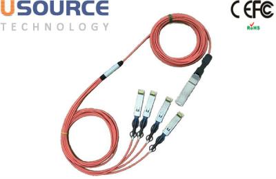 China Active Optical AOC Cable Assembly Hot Pluggable SFP + MSA Heating Cable For Datacenter for sale