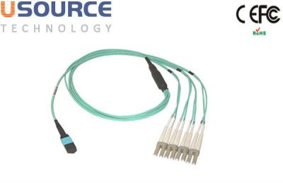 China MPO (f) - Kabel 2.0mm LC-Duplex-12F 3mm OM3 MPO QSFP Fanout zu verkaufen