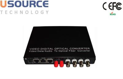 China 720P 1080P 1 - 16 Channel Fiber Optical Audio Video Digital Converter for sale