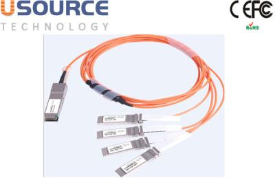 Китай кабель QSFP28 splitter 100G AOC кабеля локальных сетей 100G к 4x 25G SFP28 продается