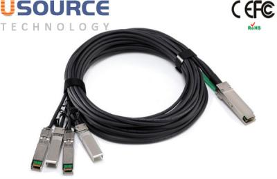 China QFX-QSFP-DACBO-3M QSFP-4xsfp Dac Breakout Cable For Juniper Networks for sale