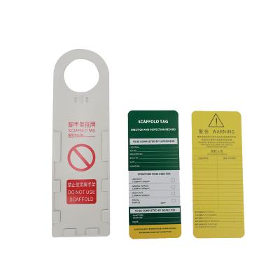 China Modern do not operate industrial scaffolding warning labels for sale