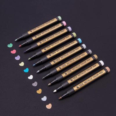 China DecoArt water based permanent Metallic markerkey marker Decoink Glass marker for sale