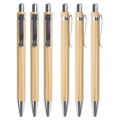 China New material gift promotion advertising logo wooden ballpoint pen for sale