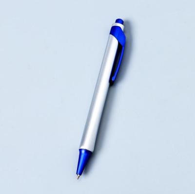 China Plastic promotion ballpoint pennovelty pen with curved clip for sale