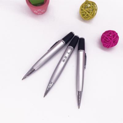 China mini metal pen silver color metal ball pen with customized logo ball pen for sale