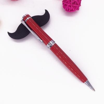 China red color body feature metal pen twist office gift pen for sale