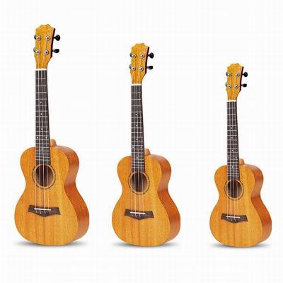 China Mini Rosewood Ukulele Ukulele Guitar Kits 23inch Natural Mahogany Single Acoustic Bass Panel Fair Sounds For Beginner Family Concert Study for sale