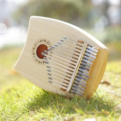 China Flawless Wooden China 15 Keys Sanza Finger Thumb Keyboard Wooden Musical Instrument Kalimba for sale