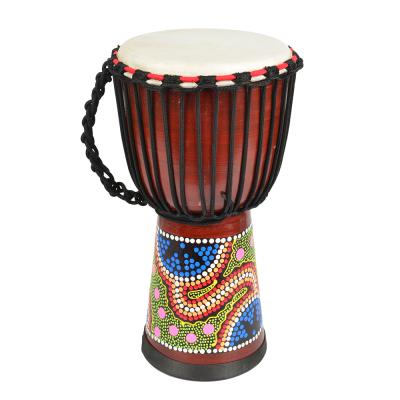 China Fashionable Cheap Flexible Wooden Toy Kids Traditional Chinese African Drum Djembe for sale